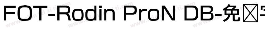 FOT-Rodin ProN DB字体转换
